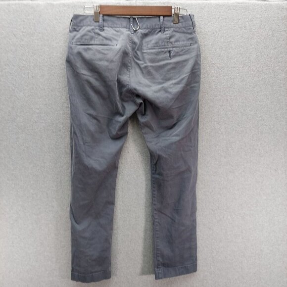 J. Crew Mercantile Flex Chino Pants W30 L30 Gray Cotton Blend - Picture 2 of 3
